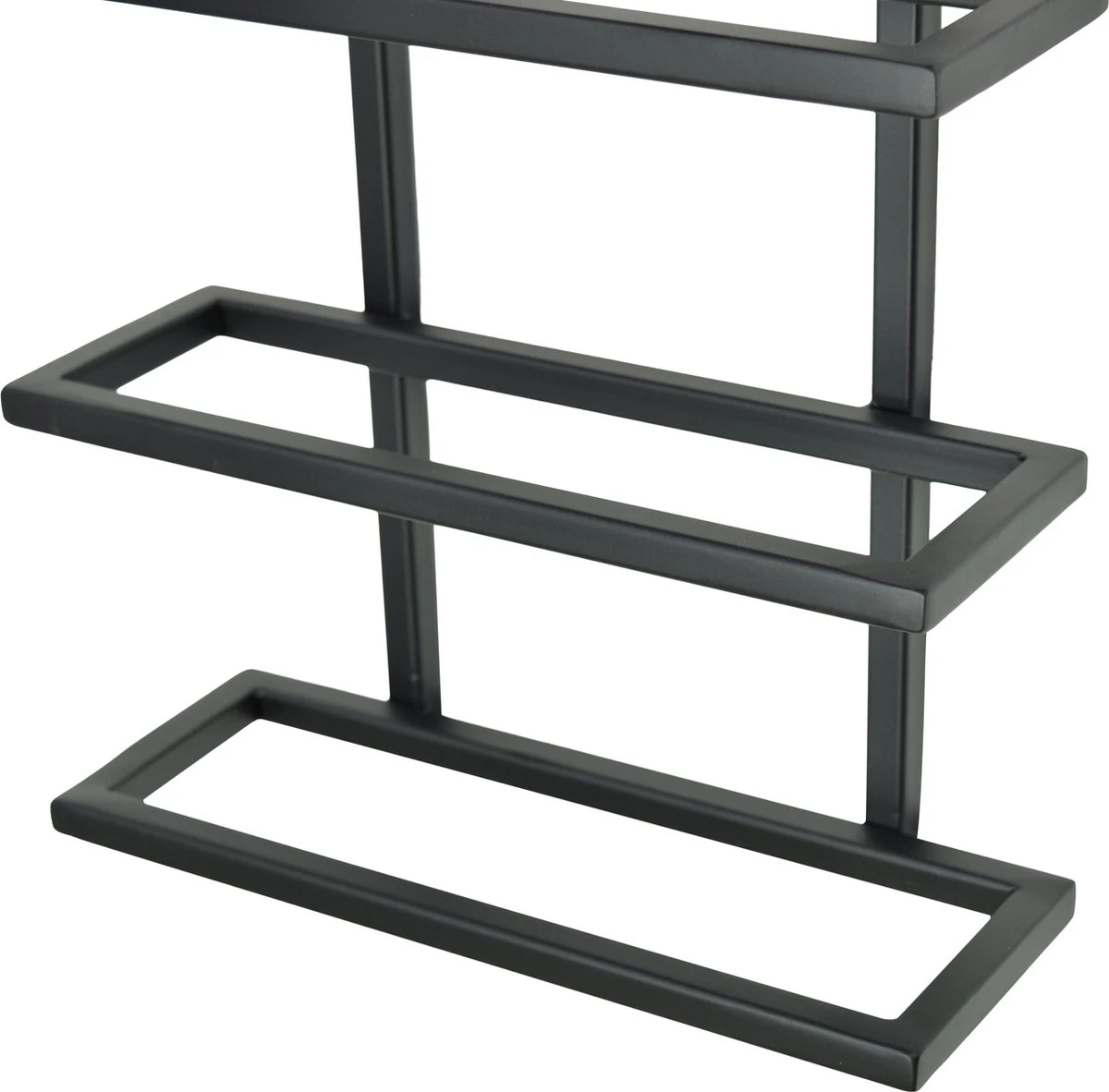 LOFT42 Pinot Wandwijnrek Voor 6 Flessen - Metaal - Zwart - 62x27x10 Cm 3 LOFT42 Pinot Wandwijnrek Voor 6 Flessen - Metaal - Zwart - 62x27x10 Cm - Afbeelding 3