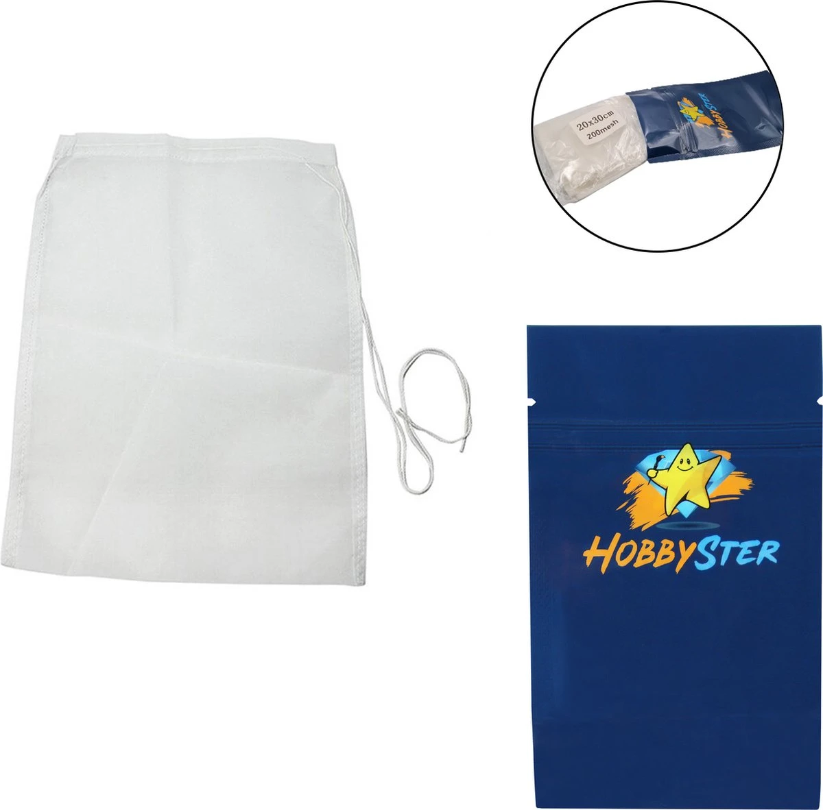 Kaasdoek - Passeerdoek - Neteldoek - Passeerzeef - Notenmelkzak - Zeefdoek - 200 Mesh - 20x30 Cm 7 Kaasdoek - Passeerdoek - Neteldoek - Passeerzeef - Notenmelkzak - Zeefdoek - 200 Mesh - 20x30 Cm - Afbeelding 7