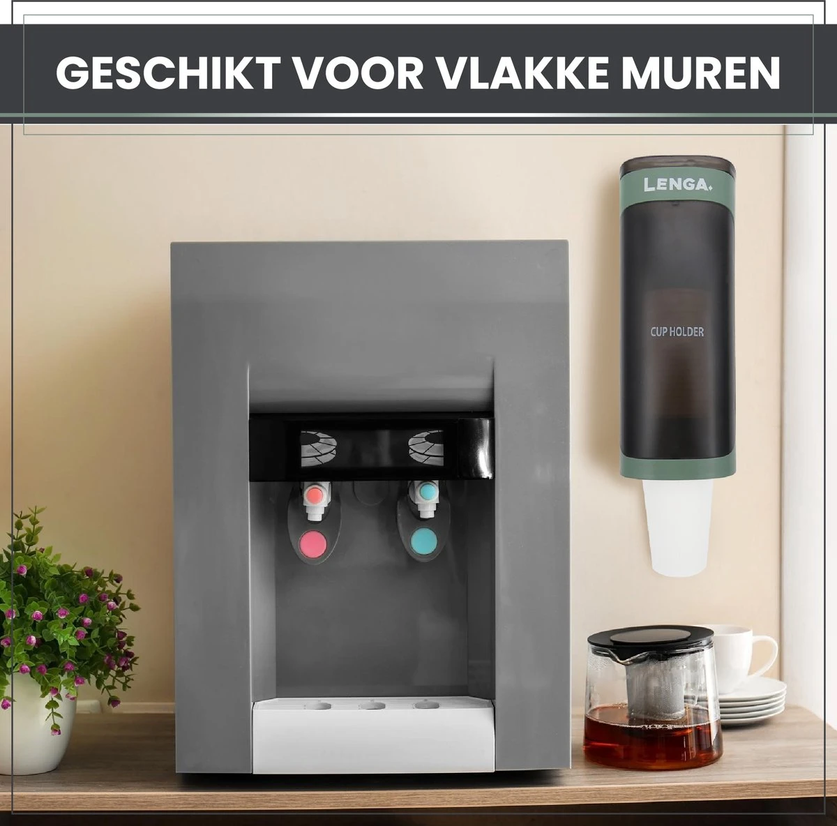 Lenga Bekerhouder - Bekerdispenser - Kartonnen Bekers - Koffiebekers - Bekertjes Houder 7 Lenga Bekerhouder - Bekerdispenser - Kartonnen Bekers - Koffiebekers - Bekertjes Houder - Afbeelding 7