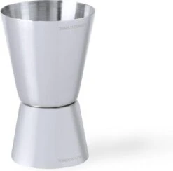 Barmaatje - Jigger - Shotdispenser - Drankmaatje - Cocktailmaatje - Maatbekertje - Bar Accesoires Kroeg - Mat RVS - 15/30 Ml