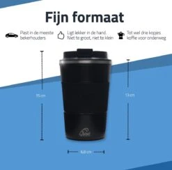 GOAT Outdoor RVS Koffiebeker To Go - Thermosbeker - Theebeker - Reisbeker - Lekvrij - 380ml - Zwart 11 GOAT Outdoor RVS Koffiebeker To Go - Thermosbeker - Theebeker - Reisbeker - Lekvrij - 380ml - Zwart -Kookgerei Koning Verkoop 1200x1185 4