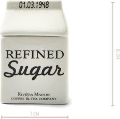 Riviera Maison Suikerpot, Voorraadpot - Carton Jar Sugar – Wit - (LxBxH) 7.6x7.6x10 Cm 9 Riviera Maison Suikerpot, Voorraadpot - Carton Jar Sugar – Wit - (LxBxH) 7.6x7.6x10 Cm -Kookgerei Koning Verkoop 1200x1185 9