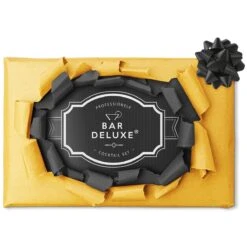 Cocktail Set Met Bamboe Standaard - BarDeluxe® - 13-Delige Cocktailset - Inclusief Receptenboek & WhiskeyStones - Inclusief Luxe Cadeauverpakking -Kookgerei Koning Verkoop 1200x1186 13