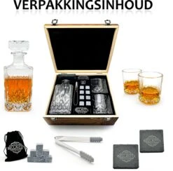 BELLAVITA Whiskey Set - 750 Ml Whiskey Karaf - 2 Whiskey Glazen - Whiskey - Whisky - 8 Whiskey Stones - Decanteerkaraf - Decanter Set - Rum - Karaf -Kookgerei Koning Verkoop 1200x1186 16