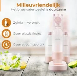 LunaVida's Nieuwe SodaMaker - Roze - Bruiswatertoestel 15 LunaVida's Nieuwe SodaMaker - Roze - Bruiswatertoestel -Kookgerei Koning Verkoop 1200x1186 25