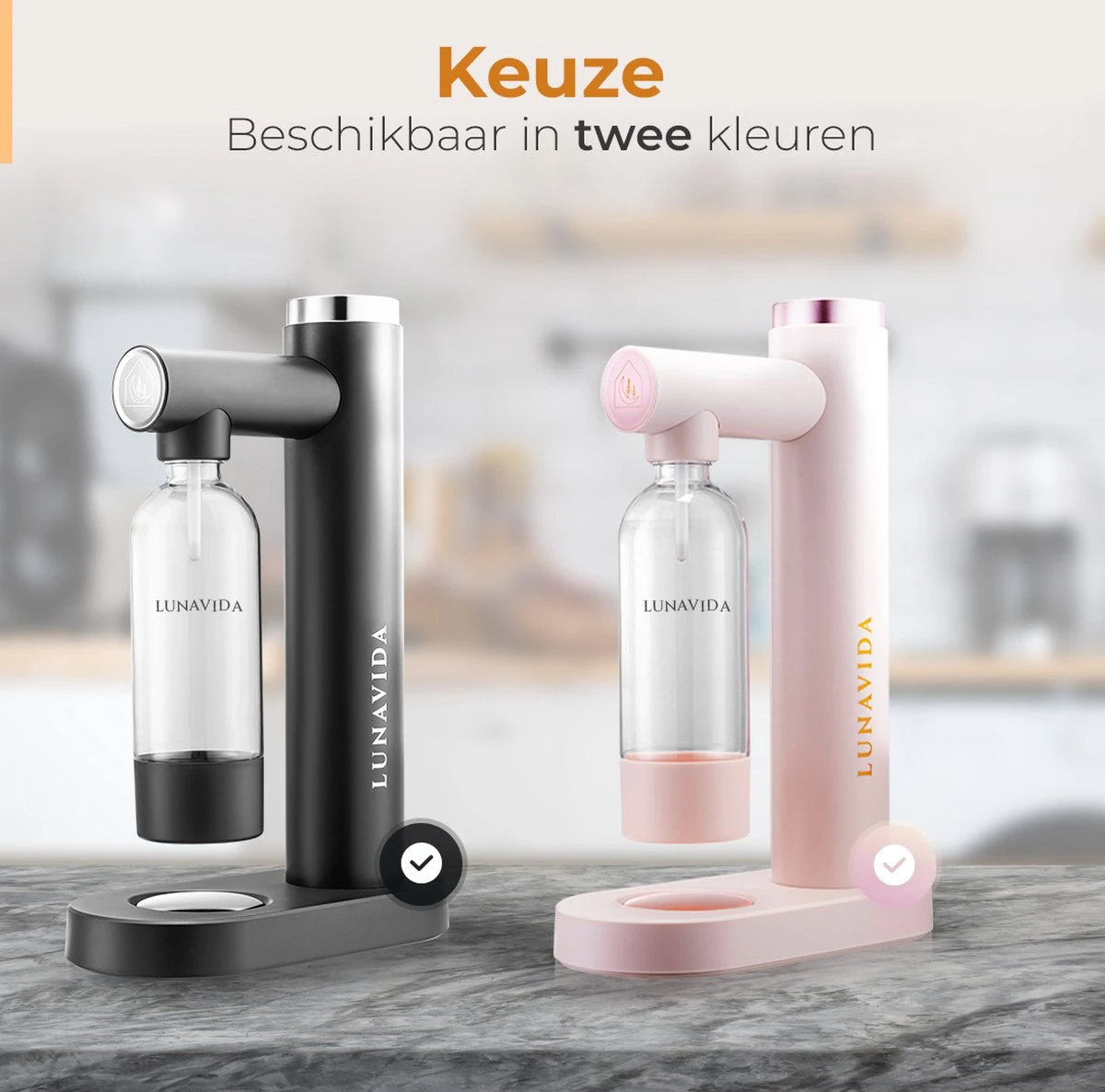 LunaVida's Nieuwe SodaMaker - Roze - Bruiswatertoestel 8 LunaVida's Nieuwe SodaMaker - Roze - Bruiswatertoestel - Afbeelding 8