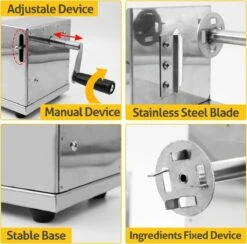 Uten YF-PT100 - Potato Twister - Aardappel Spiraal Snijder - Groentesnijder Voor Courgetti - Rvs -Kookgerei Koning Verkoop 1200x1186 4