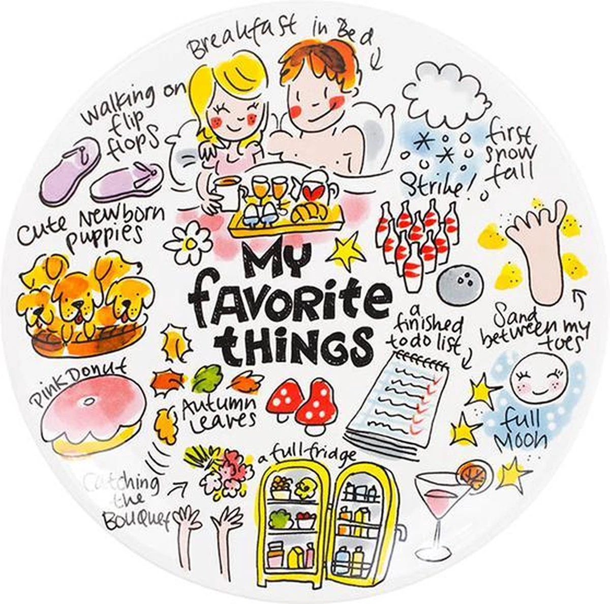 Blond Amsterdam Things Bord - � 22 Cm 1 Blond Amsterdam Things Bord - � 22 Cm