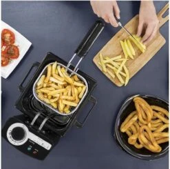 Frituurmachine Cecotec Cleanfry 1,5 L 1000W Roestvrij Staal -Kookgerei Koning Verkoop 1200x1188 24