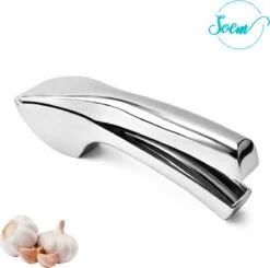SOEM© Knoflookpers Met Ergonomische Handgreep Ook Geschikt Voor Gember - RVS - Groot Reservoir - Vierkant -Kookgerei Koning Verkoop 1200x1188 9