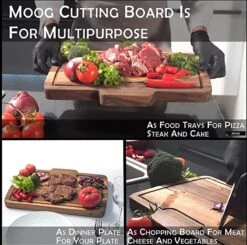 Walnoot Snijplanken - Hout - Grote Dikke Walnoten Snijplank (43 X 30 Cm) - Omkeerbare Grote Houten Snijplank - (met Hout Olie En Doek) -Kookgerei Koning Verkoop 1200x1189 14