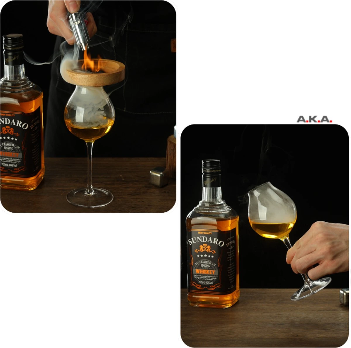 Merkloos Luxe Whiskey En Cocktail Smoker Set 4-delig – Rookpistool Whisky Stones Rookmot Smoking Gun – Glazen Karaf Roker Valentijn Cadeau Voor Man 2 Merkloos Luxe Whiskey En Cocktail Smoker Set 4-delig – Rookpistool Whisky Stones Rookmot Smoking Gun – Glazen Karaf Roker Valentijn Cadeau Voor Man - Afbeelding 2