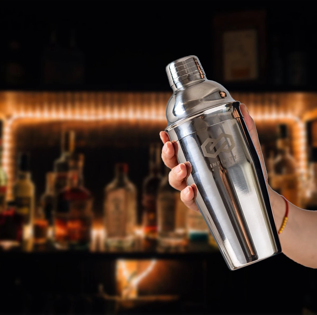 Infinity Goods Cocktailset - 15 Delige RVS Cocktail Shaker Set - Luxe Cadeauverpakking - Inclusief Recepten - RVS 7 Infinity Goods Cocktailset - 15 Delige RVS Cocktail Shaker Set - Luxe Cadeauverpakking - Inclusief Recepten - RVS - Afbeelding 7