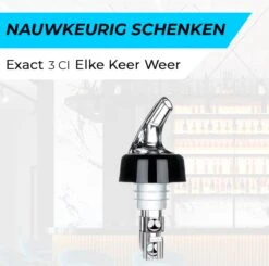 Precisie Schenktuit (3CL) Kogel Maatschenker 4 Stuks - Kogelschenktuit Voor Horeca - Transparant -Kookgerei Koning Verkoop 1200x1191 56