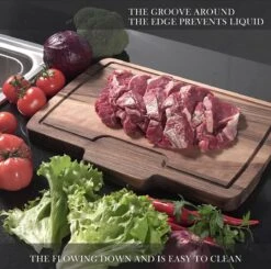 Walnoot Snijplanken - Hout - Grote Dikke Walnoten Snijplank (43 X 30 Cm) - Omkeerbare Grote Houten Snijplank - (met Hout Olie En Doek) -Kookgerei Koning Verkoop 1200x1192 17