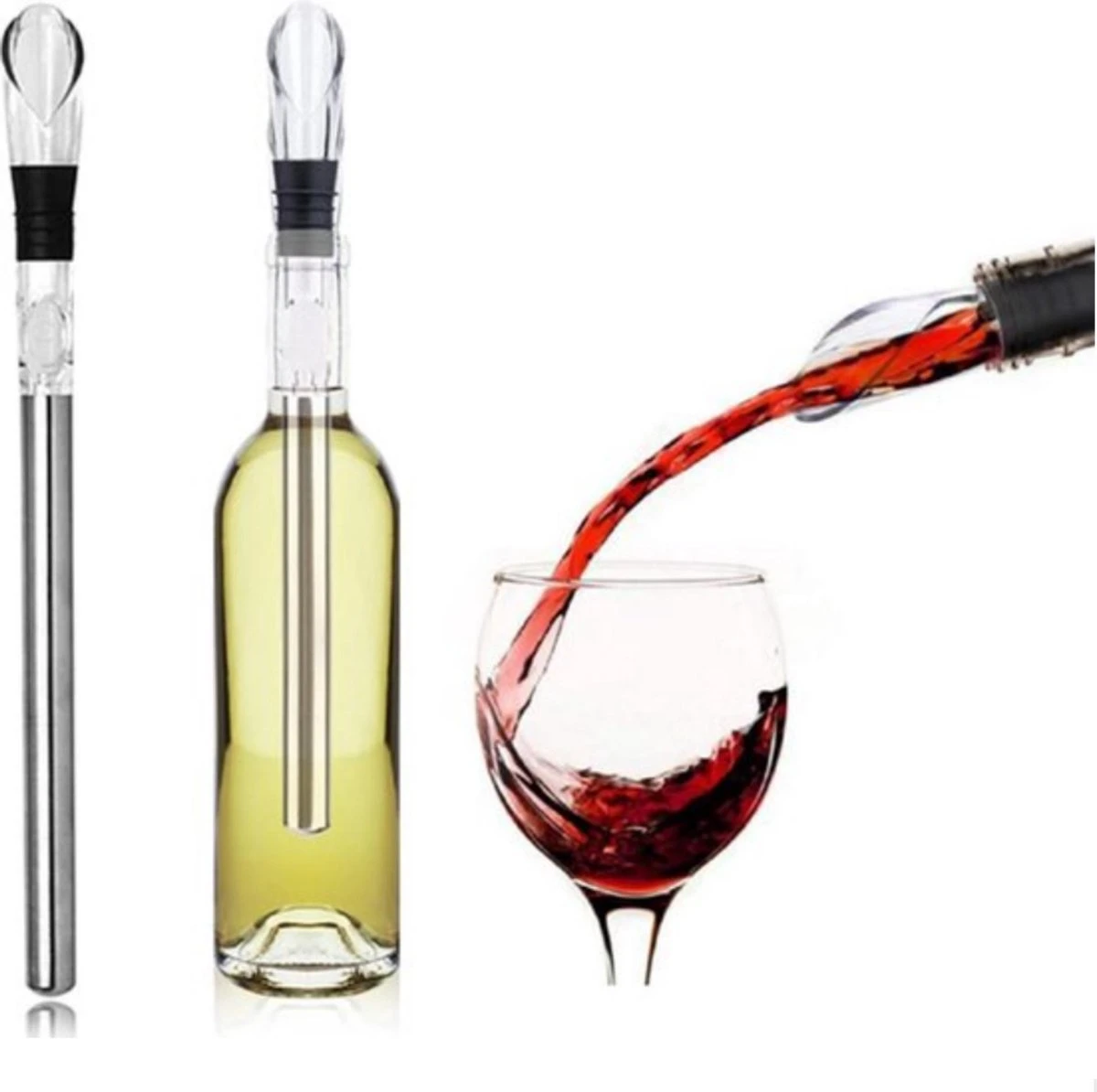 Merkloos Wijnkoeler Stick - Wijn Koeler Staaf - Wijn Fles Koeler - Wijnschenker - Kerst Cadeautip 3 Merkloos Wijnkoeler Stick - Wijn Koeler Staaf - Wijn Fles Koeler - Wijnschenker - Kerst Cadeautip - Afbeelding 3