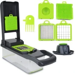 Acestore - Luxe Groentesnijder + Gratis E-Book! - Keukensnijder - Keukenmachine - Mandoline Slicer - Multifunctioneel - 12 In 1 -Met Opvangbak -Kookgerei Koning Verkoop 1200x1195 34