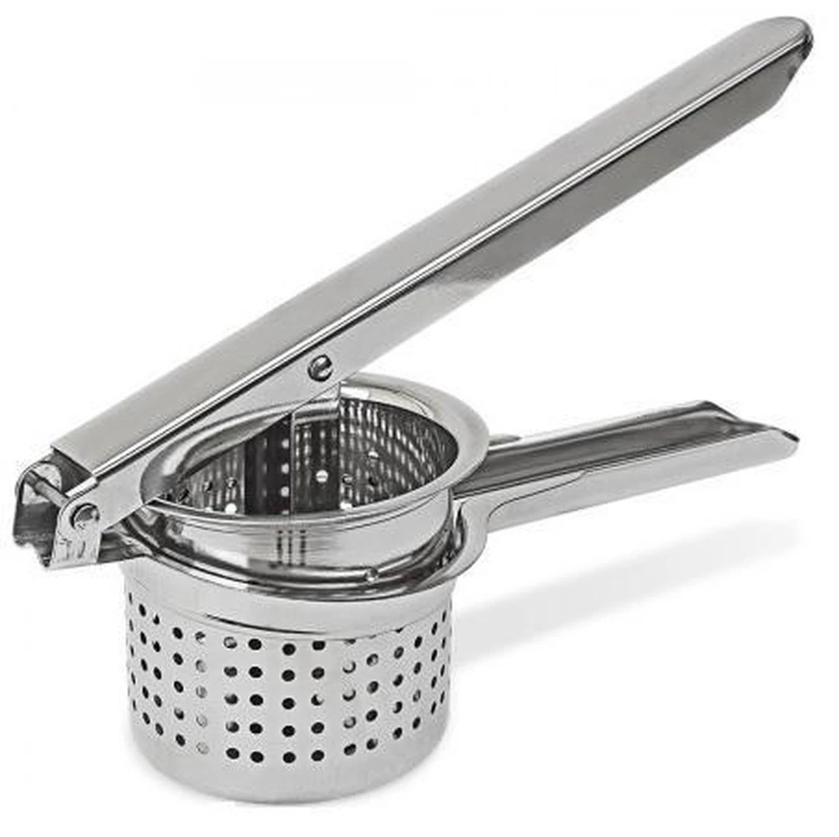 Merkloos Aardappelpers RVS 2 Merkloos Aardappelpers RVS - Afbeelding 2