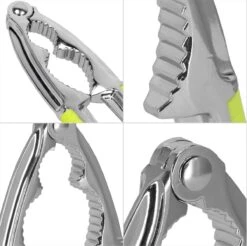 Springos Notenkraker | Walnotenkraker | Noten Kraker | RVS | Groen -Kookgerei Koning Verkoop 1200x1197 50