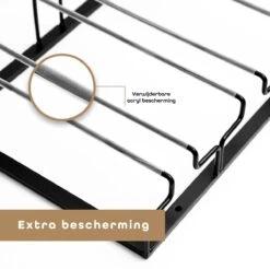 BAULK® - Wijnglazenhouder - Wijnglazenrek - Wijnglazen Rek - Glazenrek - Hangend - Tot 12 Glazen - 2 Gratis Wijnstoppen - 4 Rijen - Zwart 16 BAULK® - Wijnglazenhouder - Wijnglazenrek - Wijnglazen Rek - Glazenrek - Hangend - Tot 12 Glazen - 2 Gratis Wijnstoppen - 4 Rijen - Zwart -Kookgerei Koning Verkoop 1200x1197 77