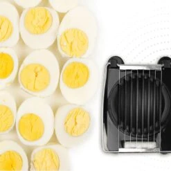 ProudProducts Eiersnijder – Eisnijder - Keukengerei – Vaatwasserbestendig – Kunststof - Zwart -Kookgerei Koning Verkoop 1200x1198 50