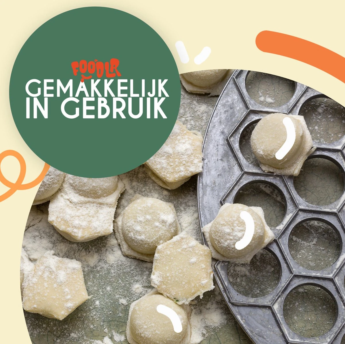 Foodlr Dumpling Maker Met 37 Gaten - Ravioli Maker Keuken Accessoires + Met Dumpling Kookboek 2 Foodlr Dumpling Maker Met 37 Gaten - Ravioli Maker Keuken Accessoires + Met Dumpling Kookboek - Afbeelding 2
