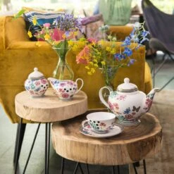 Melli Mello - Suikerpot Nora - Suikerkommetje - Bloemen - Stippen - Suiker -Kookgerei Koning Verkoop 1200x1200 1034