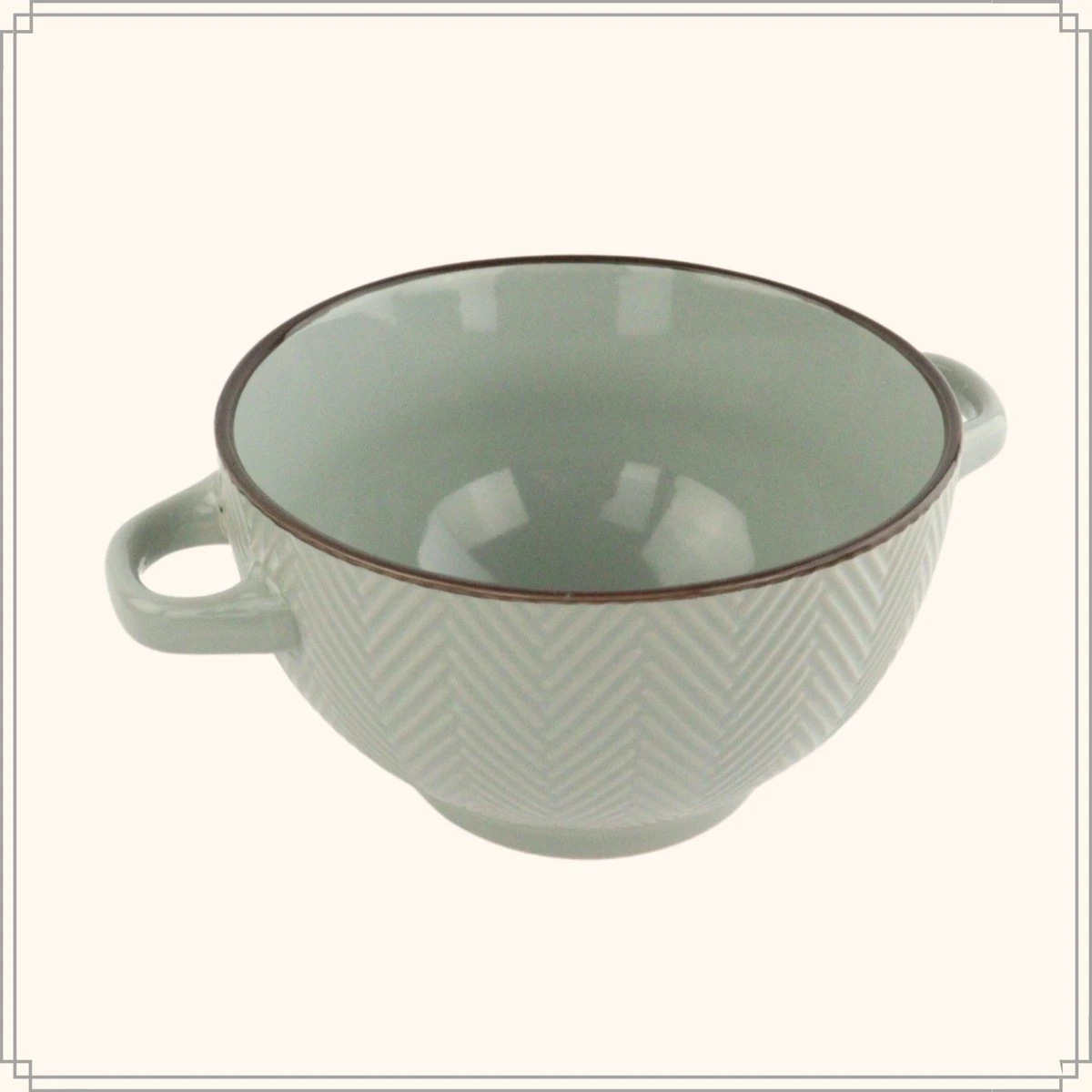 OTIX Soepkommen - Met Oor - Set Van 4 - Verschillende Kleuren - Aardewerk - 680 Ml 2 OTIX Soepkommen - Met Oor - Set Van 4 - Verschillende Kleuren - Aardewerk - 680 Ml - Afbeelding 2