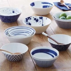 Royal Doulton Pacific - Schaaltjes Voor Snacks - Kommen - Porselein - Wit / Blauw - ⌀ 11 Cm - 6 Stuks -Kookgerei Koning Verkoop 1200x1200 1097