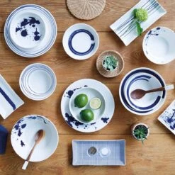 Royal Doulton Pacific - Schaaltjes Voor Snacks - Kommen - Porselein - Wit / Blauw - ⌀ 11 Cm - 6 Stuks -Kookgerei Koning Verkoop 1200x1200 1099