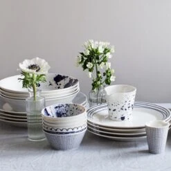 Royal Doulton Pacific - Schaaltjes Voor Snacks - Kommen - Porselein - Wit / Blauw - ⌀ 11 Cm - 6 Stuks -Kookgerei Koning Verkoop 1200x1200 1100