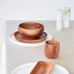 Khaya - Houten Kom Ø15 Cm - Voor Ontbijt, Soep & Matcha Thee - Duurzaam - Vegan -Kookgerei Koning Verkoop 1200x1200 1139