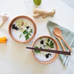 Khaya - Houten Kom Ø15 Cm - Voor Ontbijt, Soep & Matcha Thee - Duurzaam - Vegan -Kookgerei Koning Verkoop 1200x1200 1141