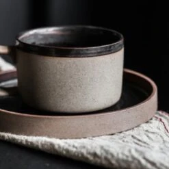 House Of Husk® Keramieke Kop En Schotel Set - Koffiekopjes - Theemokken - Koffiemokken - 250 Ml - Bruin Aardewerk 8 House Of Husk® Keramieke Kop En Schotel Set - Koffiekopjes - Theemokken - Koffiemokken - 250 Ml - Bruin Aardewerk -Kookgerei Koning Verkoop 1200x1200 118