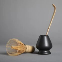 Oliva's - Matcha Thee Set Met Bamboe Klopper/garde (100 Borstels/prongs), Garde-houder (zwart) En Lepel -Kookgerei Koning Verkoop 1200x1200 1304