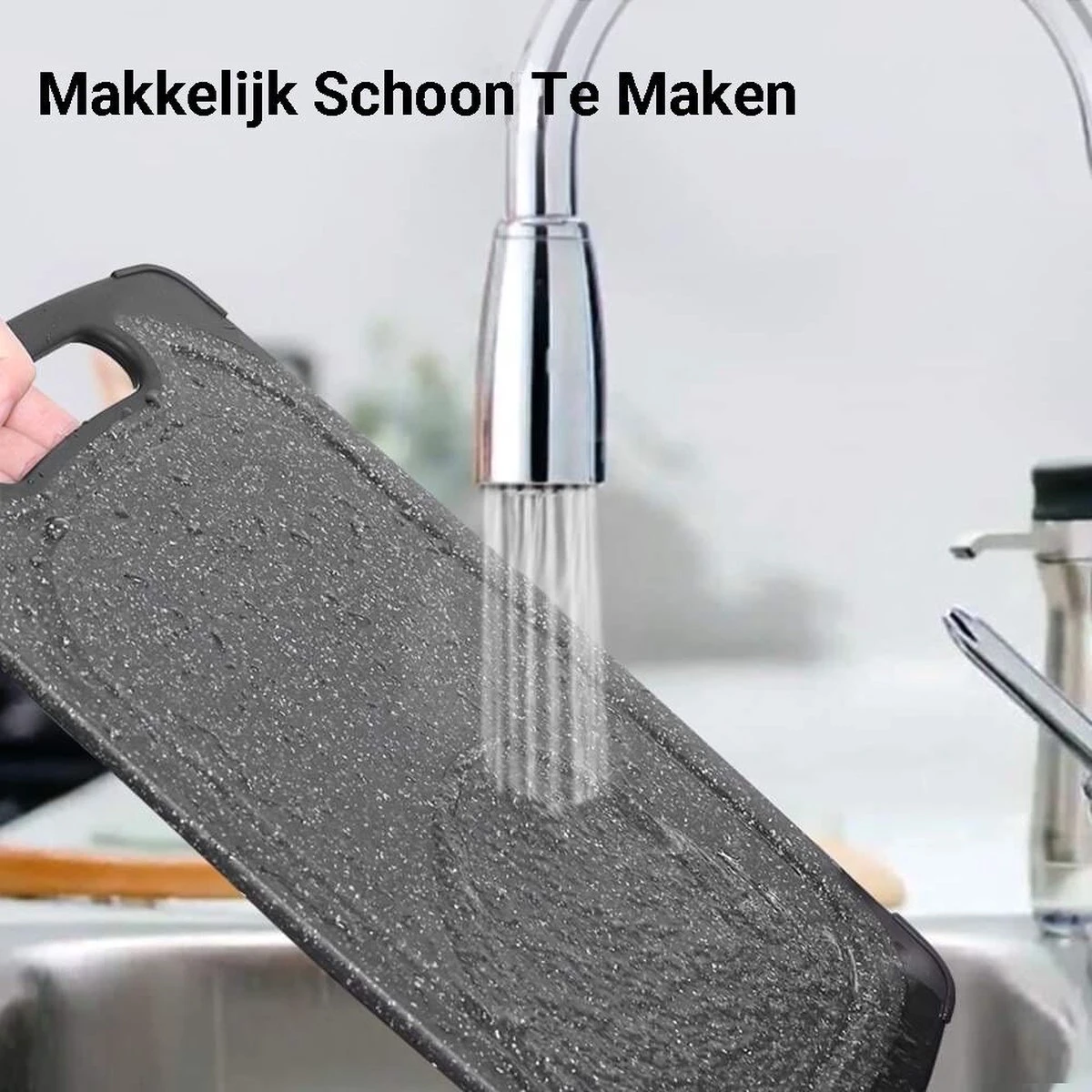 KC Merials Snijplank & Ontdooiplaat 2 In 1- Multifunctionele Snijplank - Kunststof Snijplanken - 2 Tot 10 Keer Sneller Vlees Ontdooien - Hygiënisch, Veilig & Duurzaam. 7 KC Merials Snijplank & Ontdooiplaat 2 In 1- Multifunctionele Snijplank - Kunststof Snijplanken - 2 Tot 10 Keer Sneller Vlees Ontdooien - Hygiënisch, Veilig & Duurzaam. - Afbeelding 7