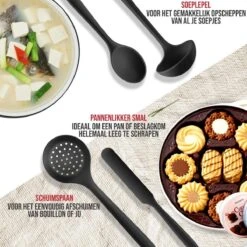 Strex Keukengerei Set Met Houder 15 Delig - Hittebestendig / BPA Vrij / Siliconen - Keuken Gerei 14 Strex Keukengerei Set Met Houder 15 Delig - Hittebestendig / BPA Vrij / Siliconen - Keuken Gerei -Kookgerei Koning Verkoop 1200x1200 1343