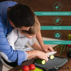 Grilla Snijplankenset - 3 Stuks - Marmer Look - Snijplank Set Kunststof -Kookgerei Koning Verkoop 1200x1200 1370