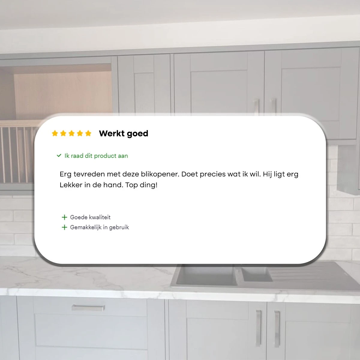 Proudproducts Blikopener - RVS - Handvat - 19cm - Duurzame En Veilige Opener Voor Blikken 5 Proudproducts Blikopener - RVS - Handvat - 19cm - Duurzame En Veilige Opener Voor Blikken - Afbeelding 5