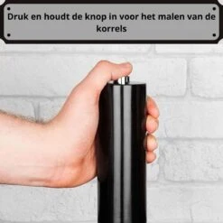 Allkinds Elektrische Peper En Zoutmolen Set - Peper En Zoutstel Elektrisch - Keukengerei - Batterij - Lichtgevend - RVS - Mat Zwart -Kookgerei Koning Verkoop 1200x1200 1440