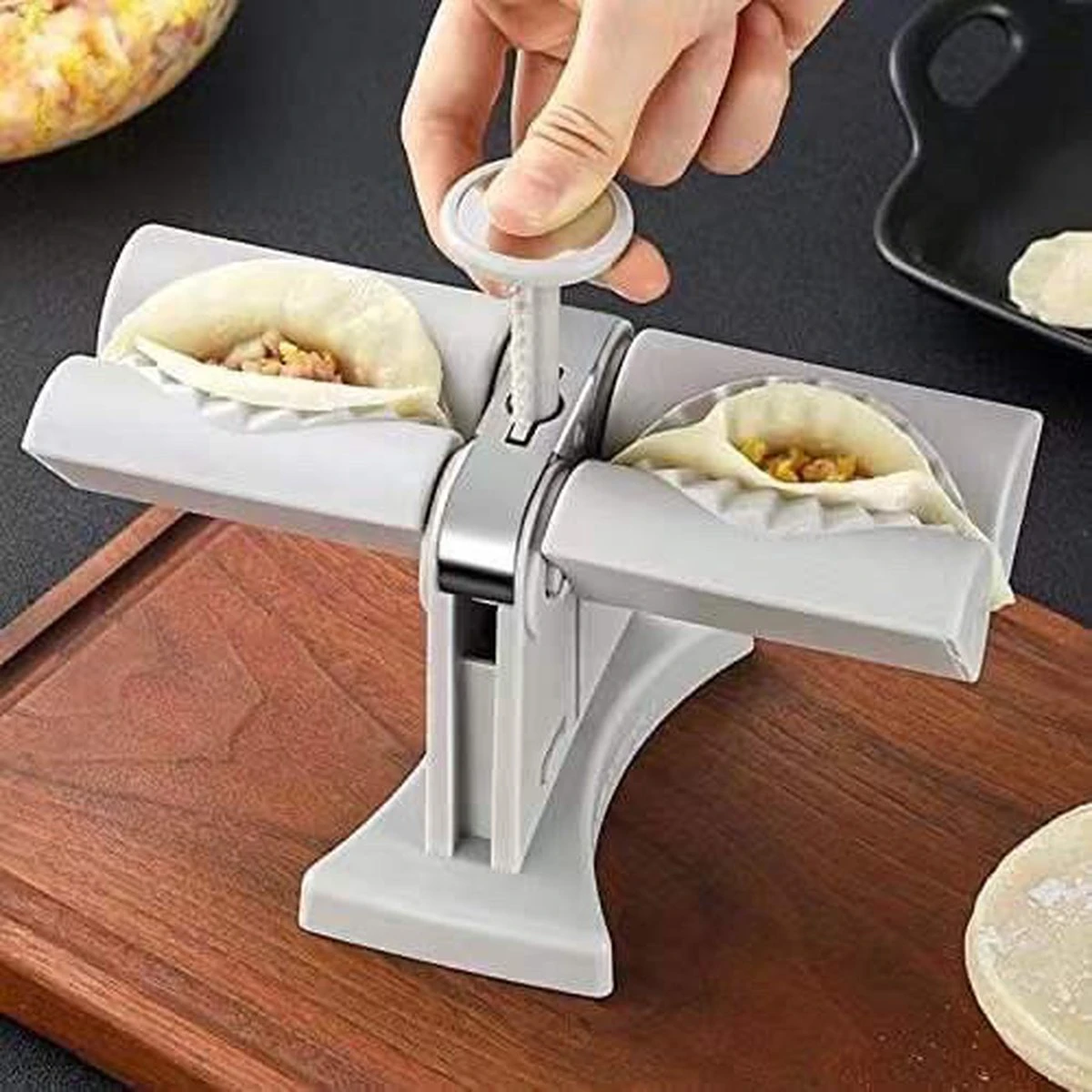 Dumpling Maker-Pastei Maker-set Voor 2 Dumpling-JO&RAE 3 Dumpling Maker-Pastei Maker-set Voor 2 Dumpling-JO&RAE - Afbeelding 3