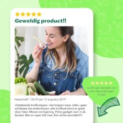 Mister Mill Knoflookpers RVS Incl. Peller En Borstel - Lookpers - Knoflook Pers - Gemberpers - Knoflooksnijder - Knoflookpeller - Garlic Press -Kookgerei Koning Verkoop 1200x1200 1472