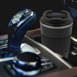 SIP !T® Premium RVS Koffiebeker To Go Thermosbeker – 380 ML – Herbruikbare Koffie & Theebeker – Lekvrij – Zwart - Valentijn -Kookgerei Koning Verkoop 1200x1200 148