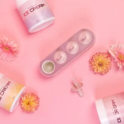 Cabau IJsjeshouder - IJslollymaker - Waterijsjes Maker - Stof- En Lekvrij - Zachte Siliconen - 4 Ijsjes - Perfect Voor De Cabau High Protein Ice Cream -Kookgerei Koning Verkoop 1200x1200 1481