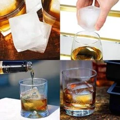 Buxibo - Luxe IJsblokvormen - Set Van 4 - Ice Cube Tray - 6 IJsblokken – IJsblokjes Vorm Met Deksel - Siliconen - Zwart -Kookgerei Koning Verkoop 1200x1200 1503