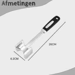 Proudproducts Vleeshamer & Vleesvermalser Voor De Perfecte Barbecue - 26CM Zink Hamer Met Tanden En Plat Oppervlak 12 Proudproducts Vleeshamer & Vleesvermalser Voor De Perfecte Barbecue - 26CM Zink Hamer Met Tanden En Plat Oppervlak -Kookgerei Koning Verkoop 1200x1200 1528
