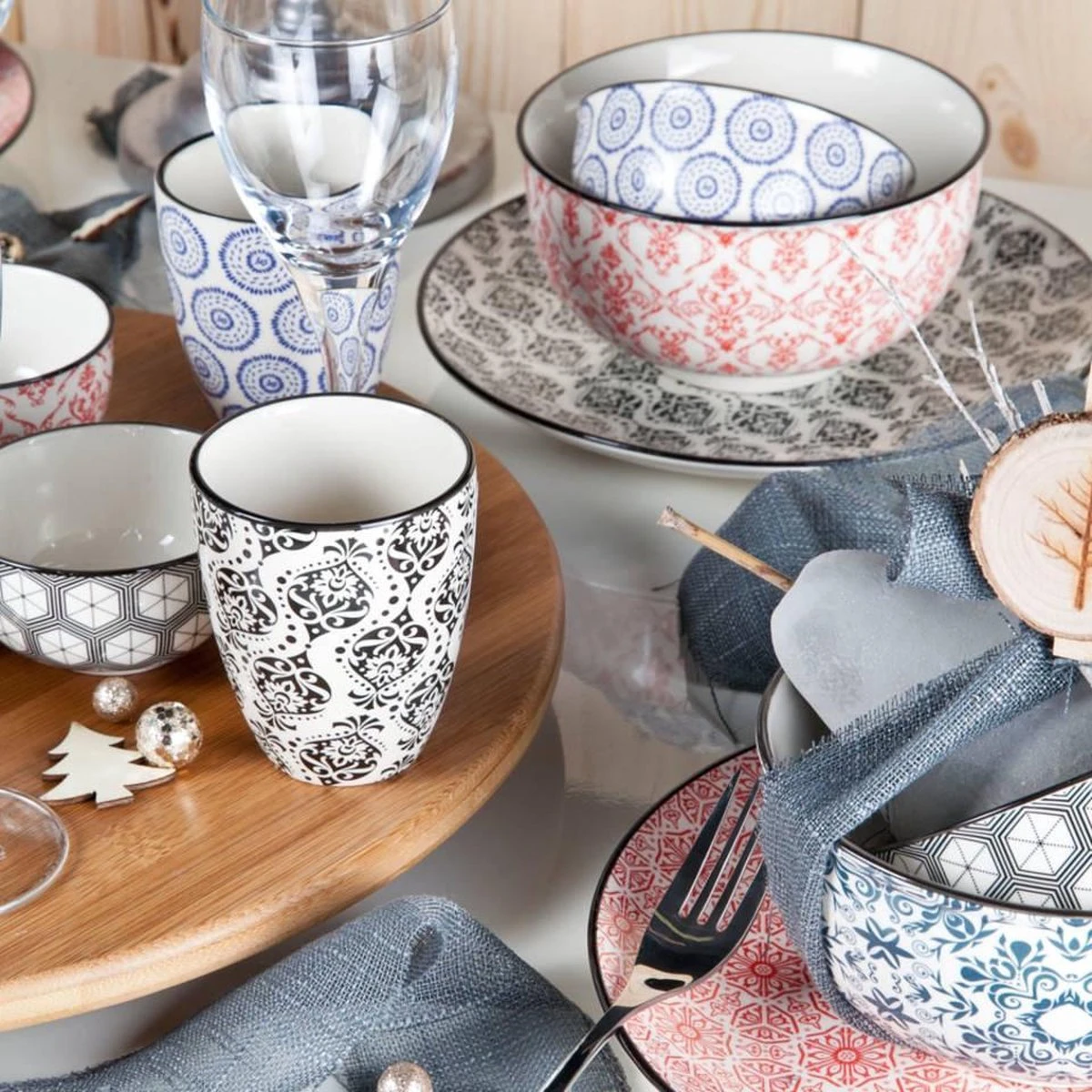 Cosy&Trendy Delirio Ontbijtbord - Ø 19 Cm - Set-6 3 Cosy&Trendy Delirio Ontbijtbord - Ø 19 Cm - Set-6 - Afbeelding 3