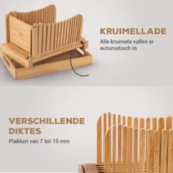 JPR Broodsnijder Hulpmiddel - Broodsnijder Bamboe - Broodsnijplank - Broodbakken - Inclusief Broodmes -Kookgerei Koning Verkoop 1200x1200 1631