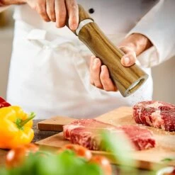 UNBOX Peper En Zoutmolen Set - Pepermolen - Zoutmolen - BBQ Accesoires - Acacia Hout - RVS -Kookgerei Koning Verkoop 1200x1200 1644