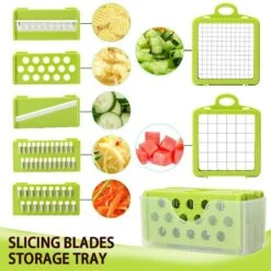 Merkloos Groentesnijder | Multifunctionele Groentesnijder | Handmatige Groentesnijder | Snijder | Vegetable Cutter | Fruit Snijder | Mandoline | Snijmachine | Keukengerei | Kookgerei -Kookgerei Koning Verkoop 1200x1200 1661